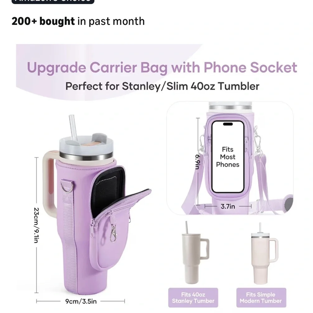 Purple Bag for Stanley Cup